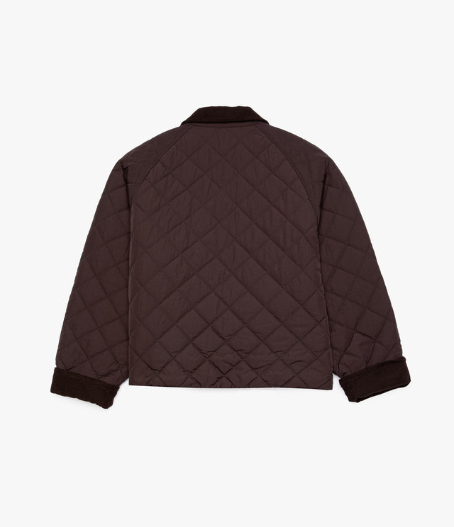 Parka Mujer Quilt Vintage Burdeo