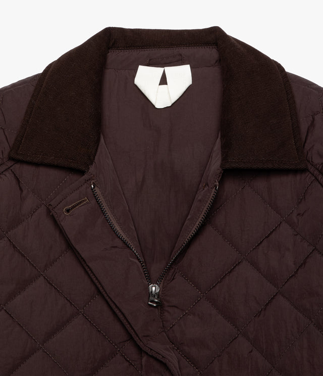 Parka Mujer Quilt Vintage Burdeo