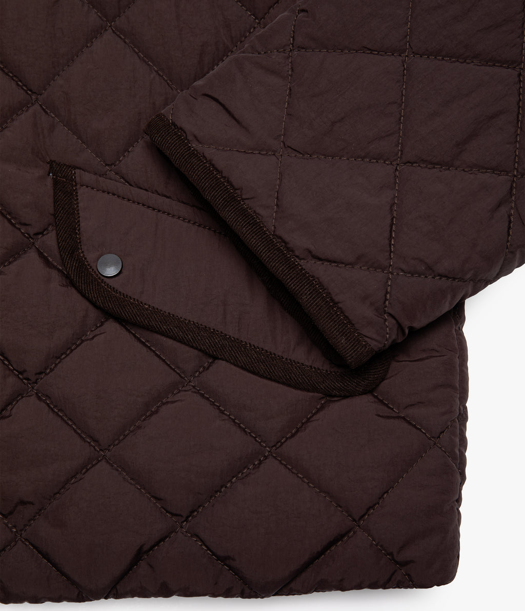 Parka Mujer Quilt Vintage Burdeo