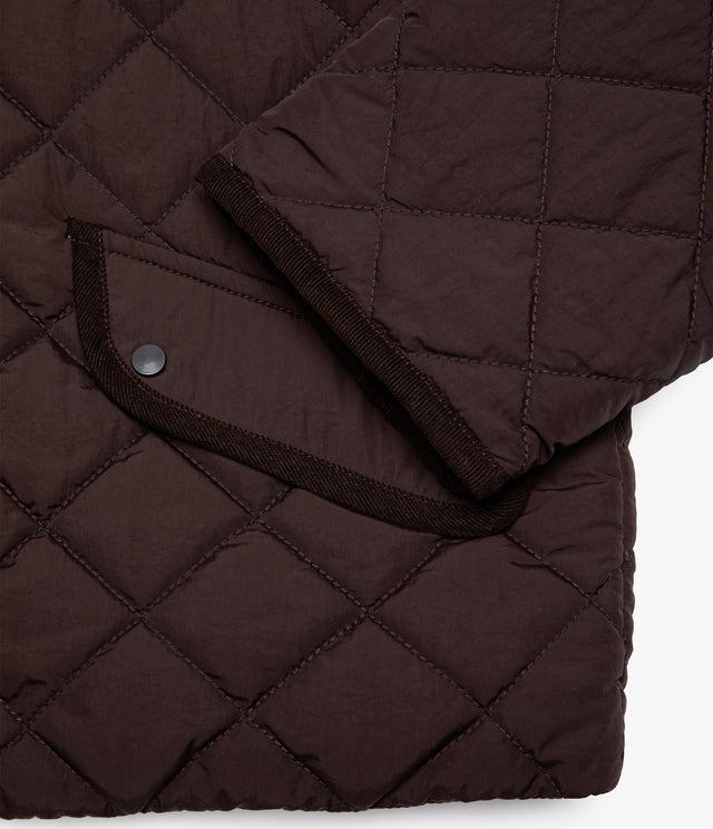 Parka Mujer Quilt Vintage Burdeo