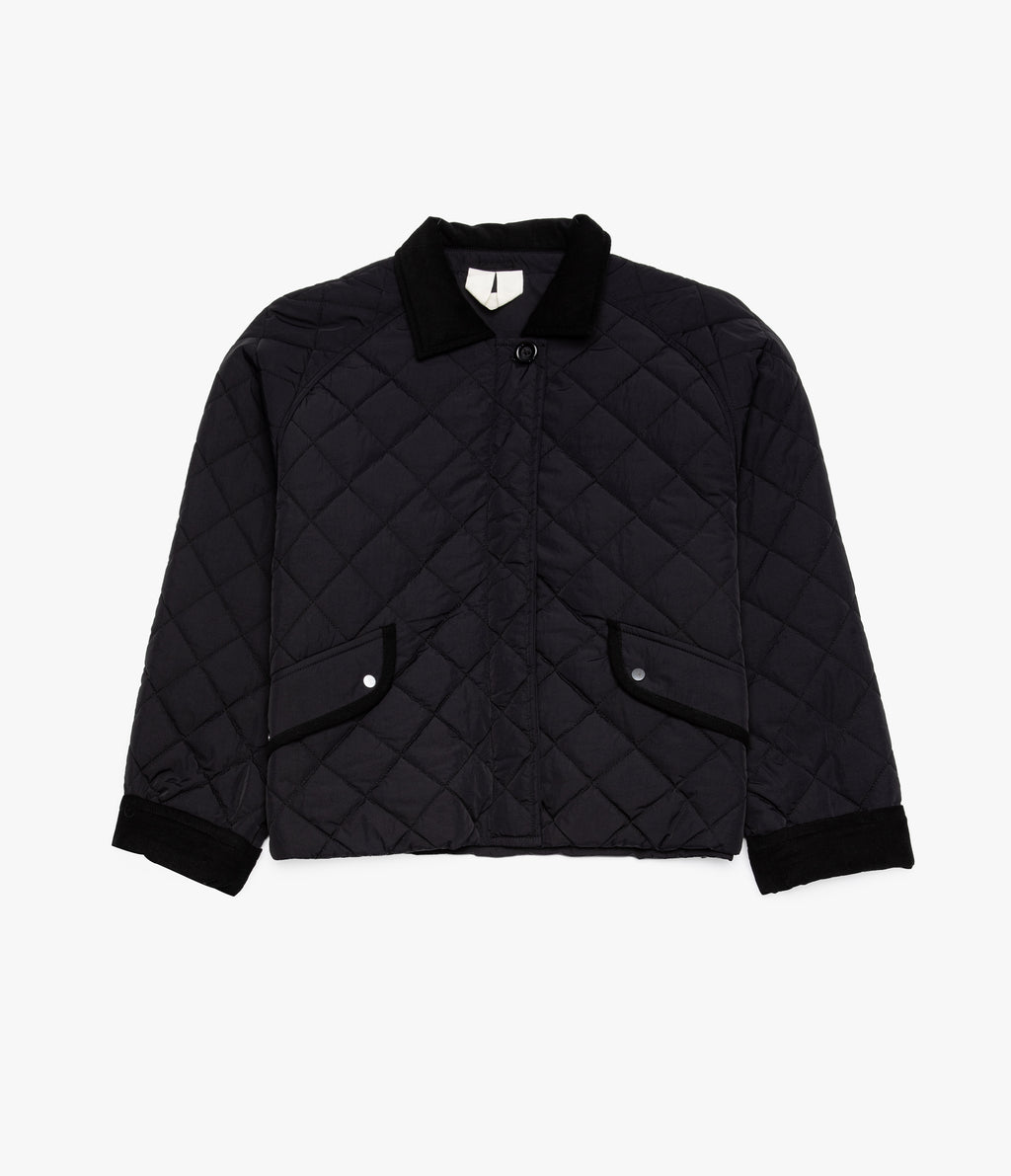 Parka Mujer Quilt Vintage Negro