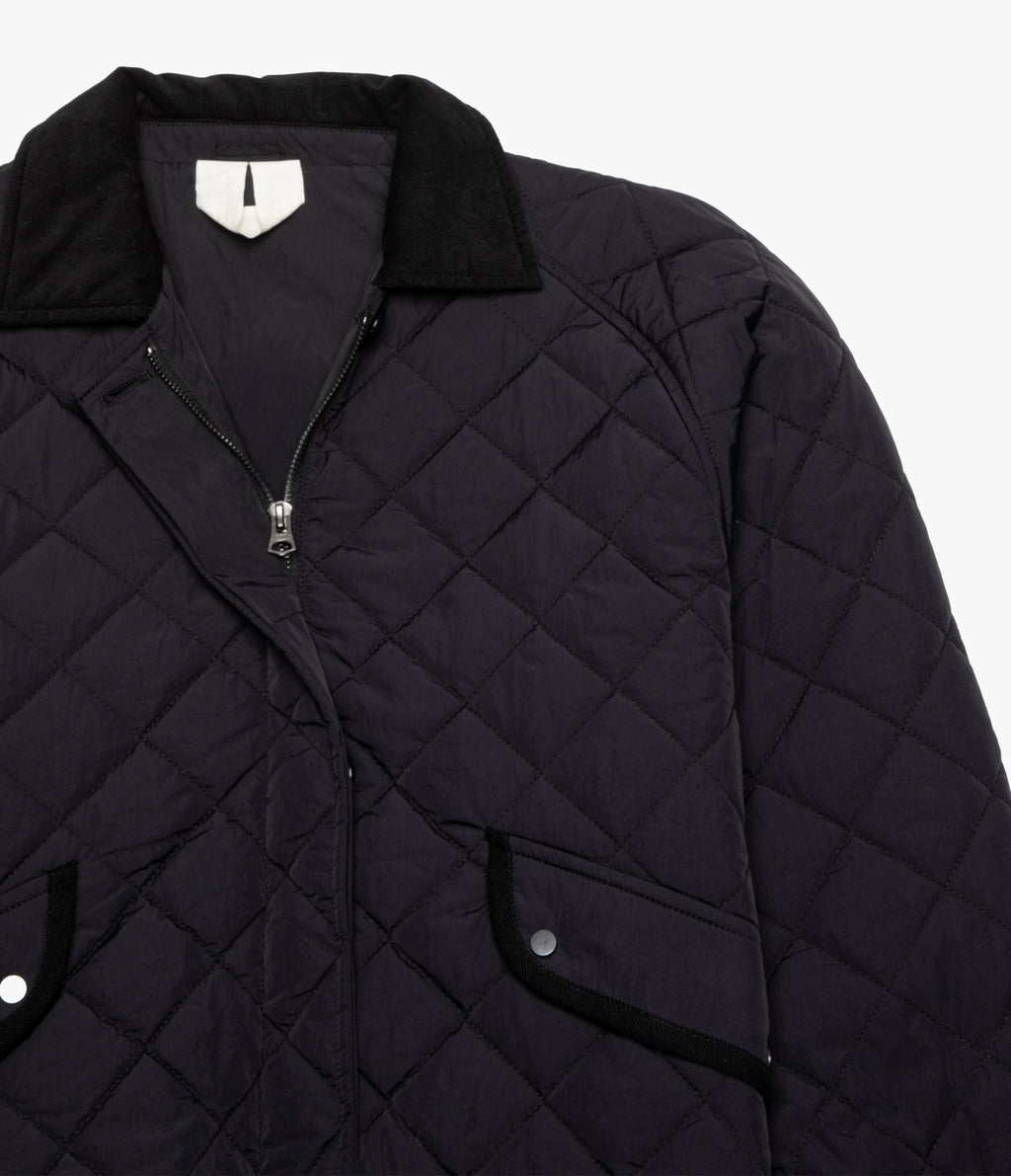 Parka Mujer Quilt Vintage Negro