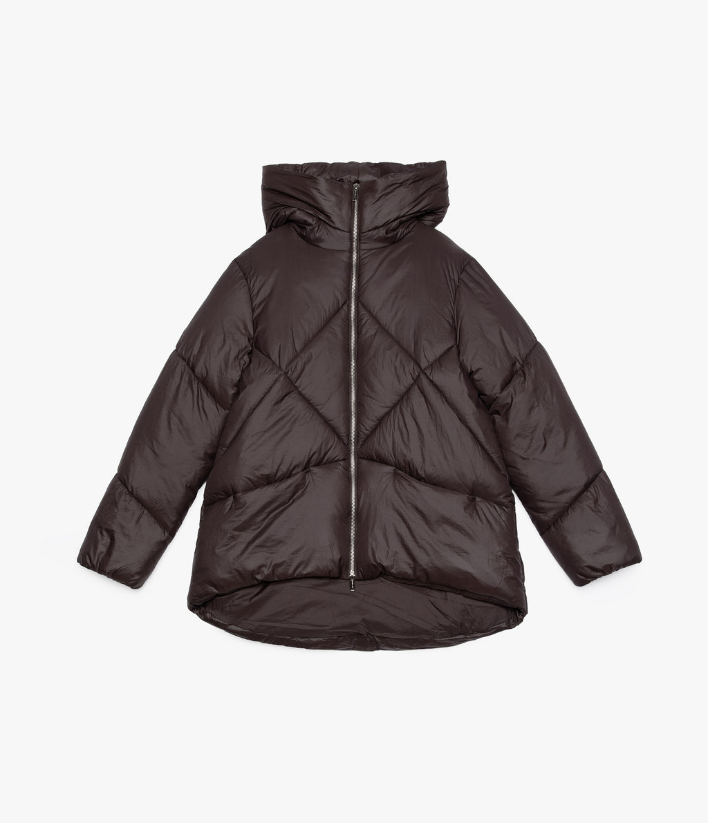 Parka Mujer Puffa Café