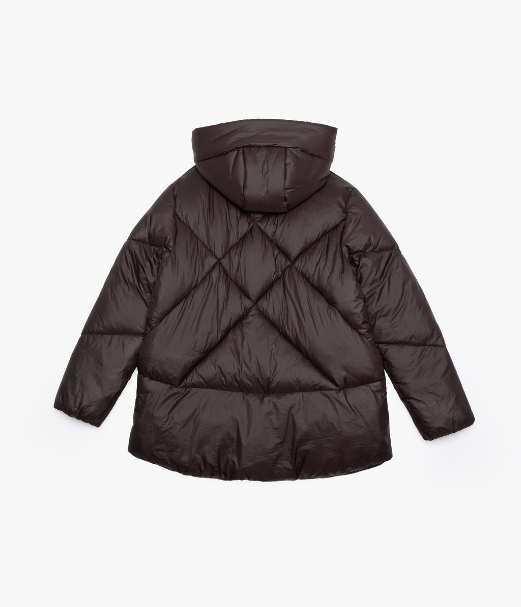 Parka Mujer Puffa Café