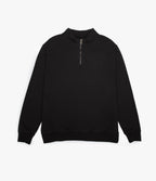 Polerón Hombre Algodón Half Zipper Teo Gris