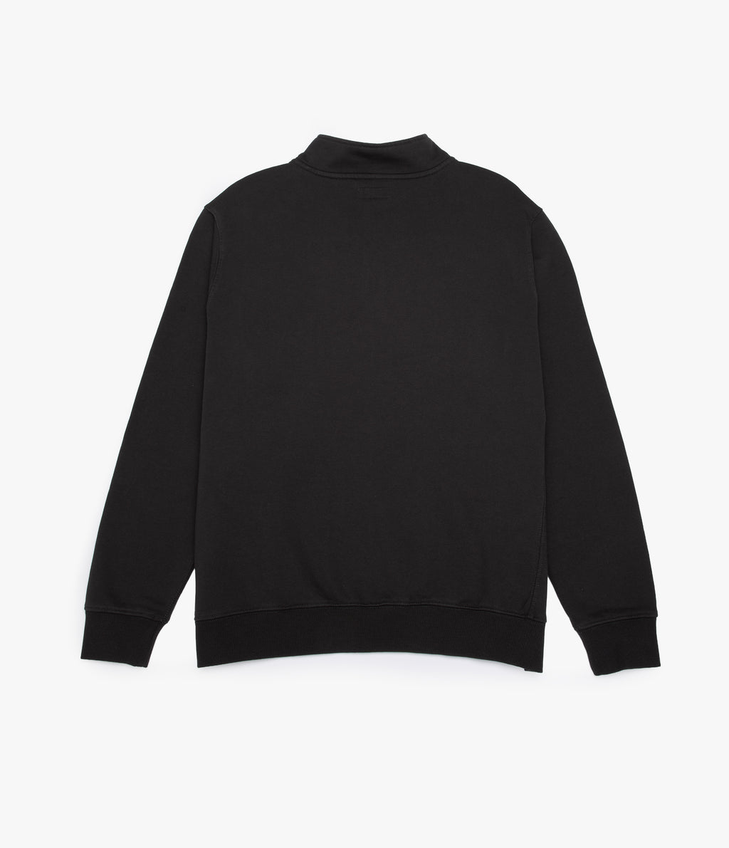 Polerón Hombre Algodón Half Zipper Teo Gris