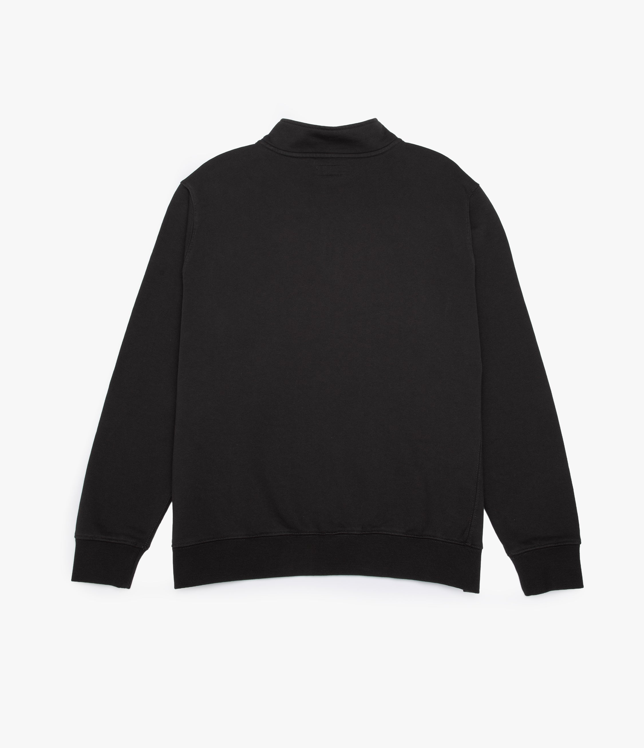 Polerón Hombre Algodón Half Zipper Teo Gris