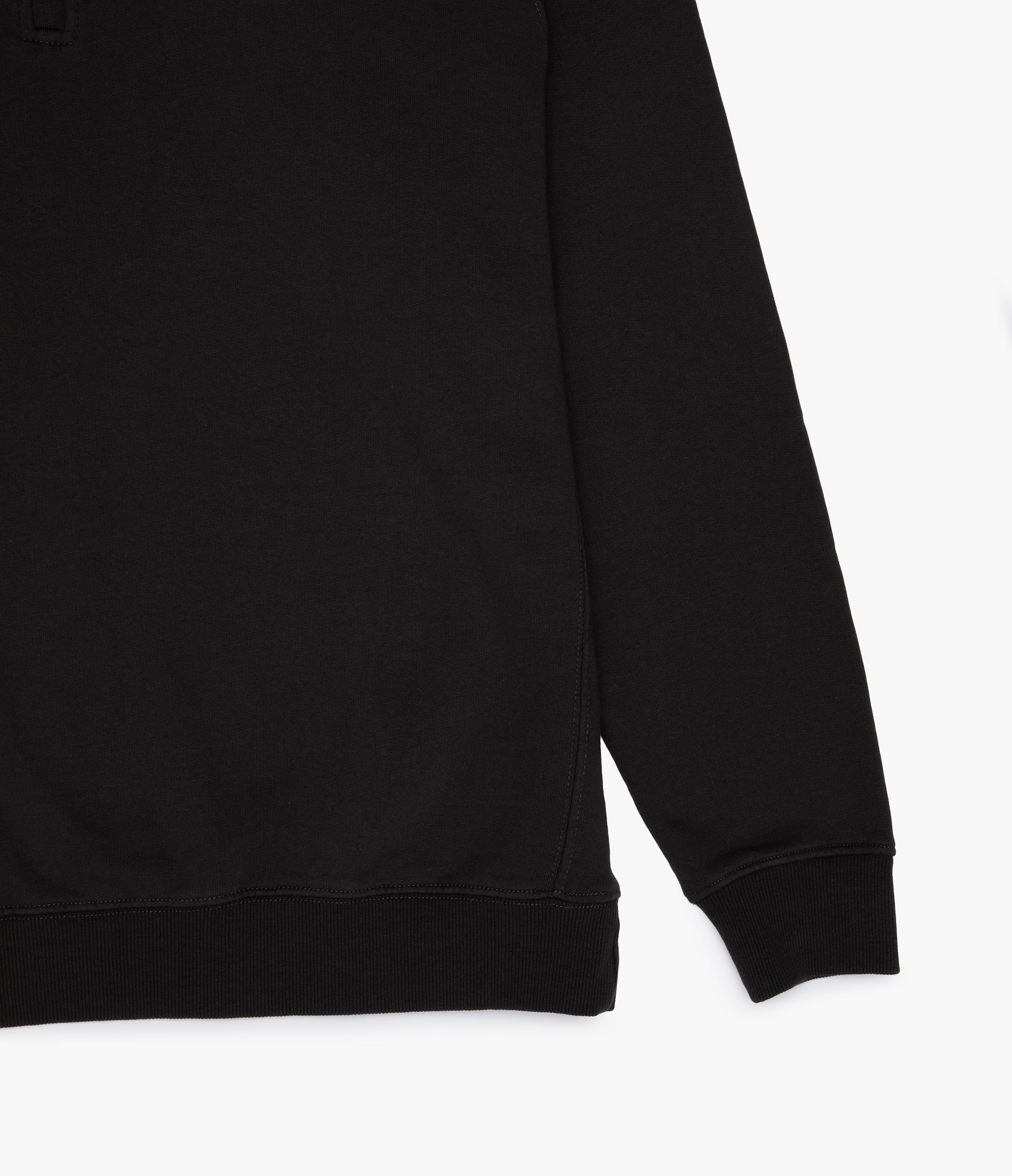 Polerón Hombre Algodón Half Zipper Teo Gris