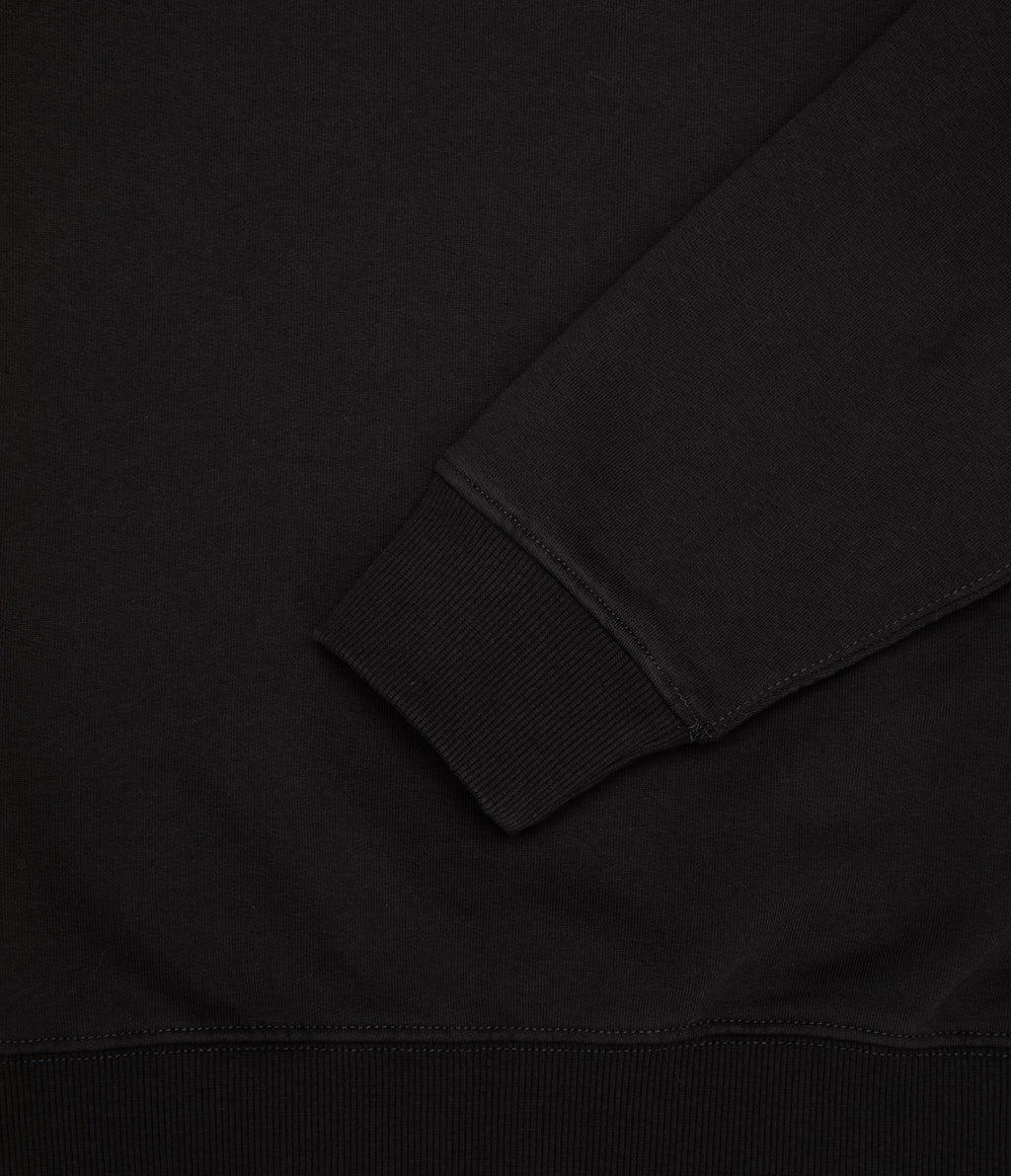 Polerón Hombre Algodón Half Zipper Teo Gris
