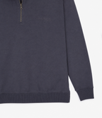 Polerón Hombre Algodón Half Zipper Teo Azul Marino