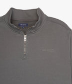 Polerón Hombre Algodón Half Zipper Teo Verde