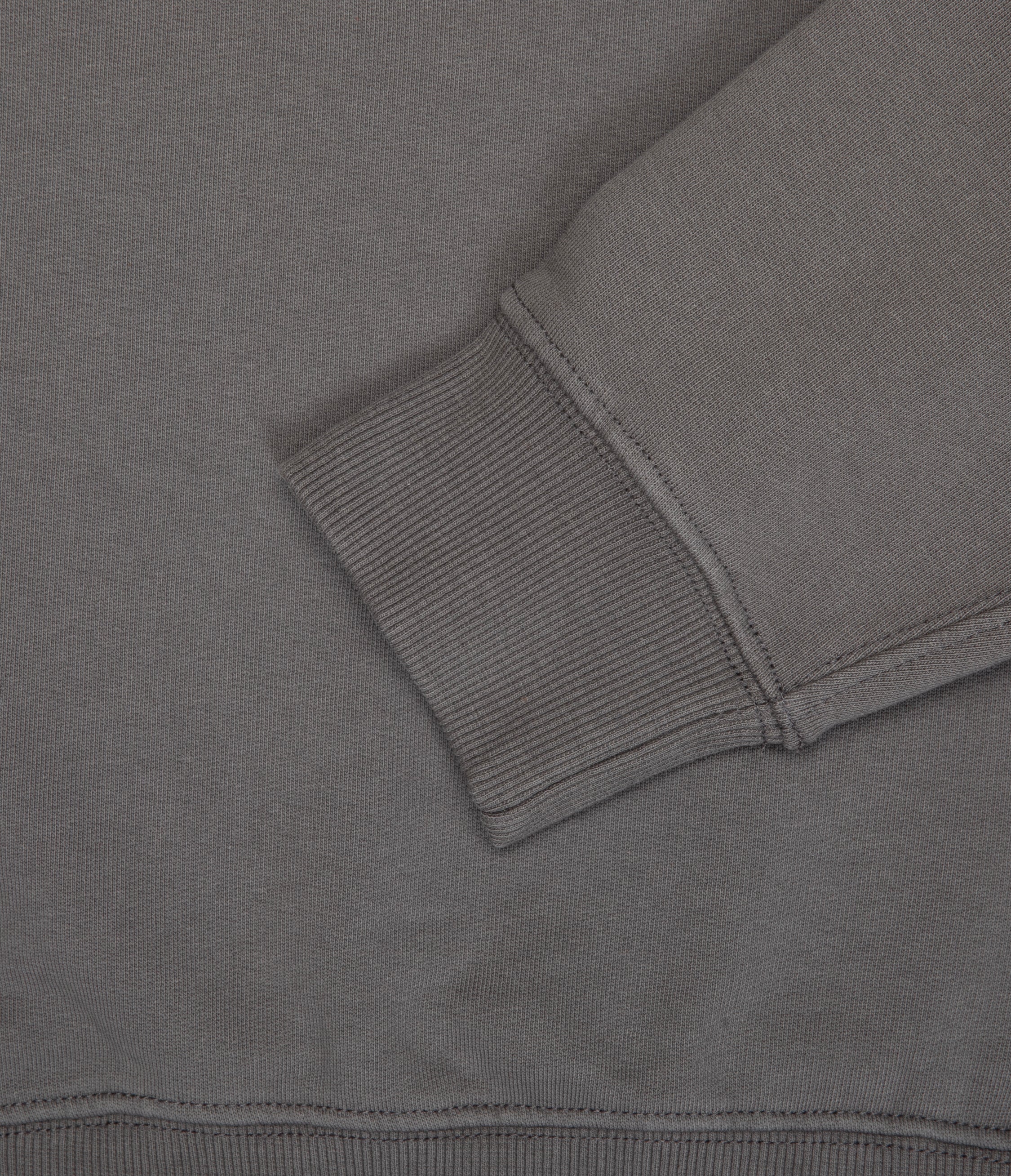 Polerón Hombre Algodón Half Zipper Teo Verde