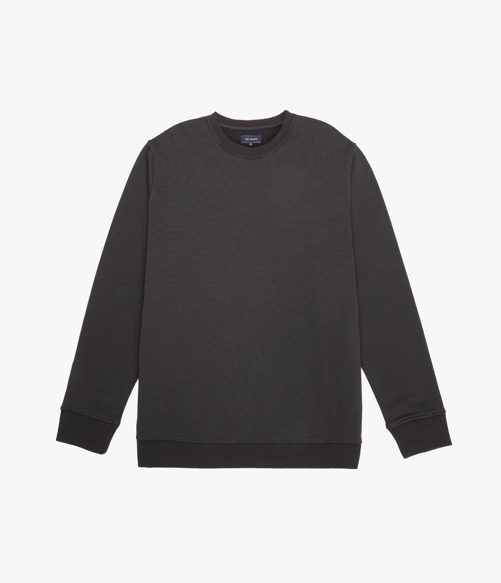 Polerón Hombre Algodón Cuello Redondo Teo Gris