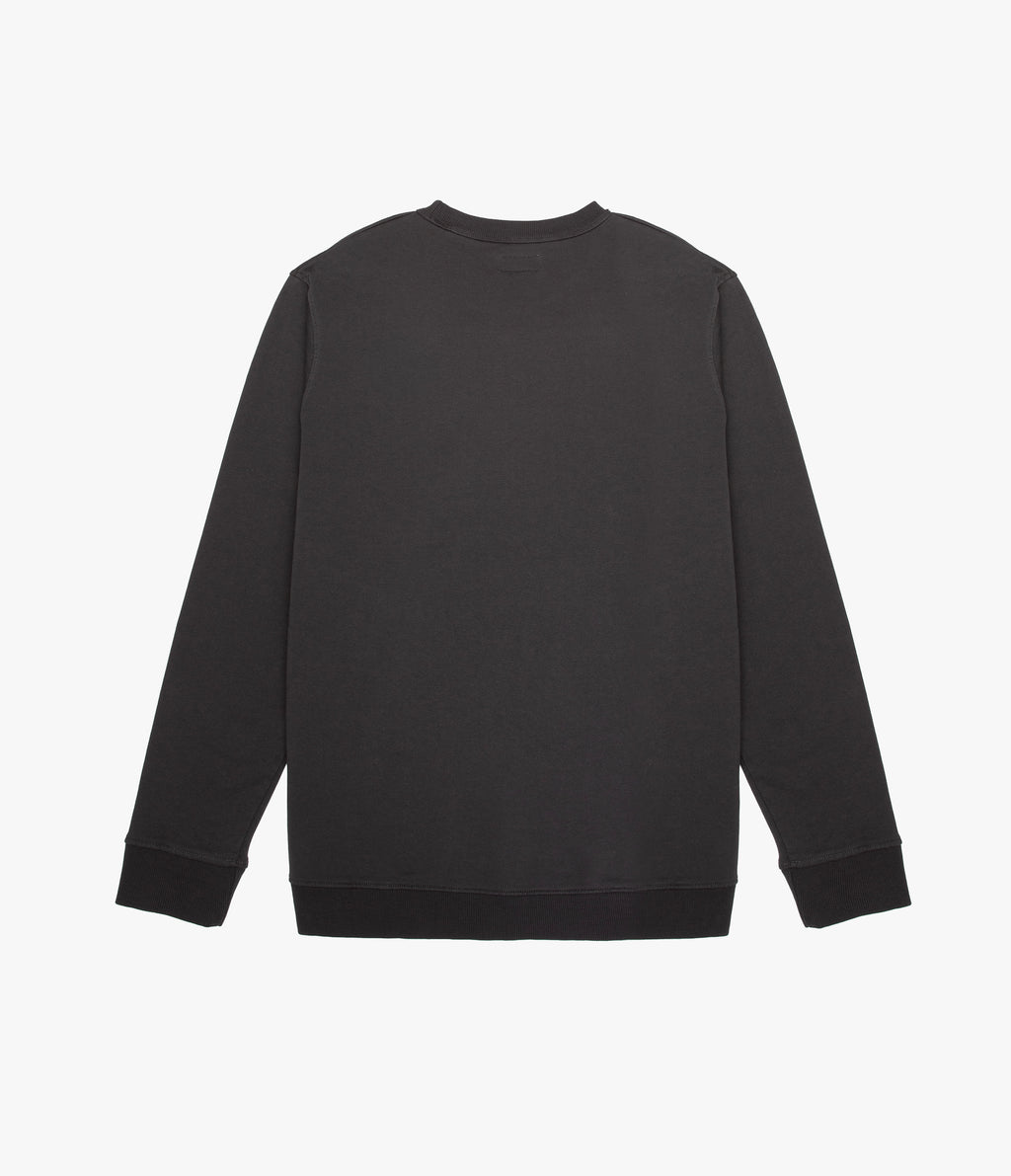 Polerón Hombre Algodón Cuello Redondo Teo Gris