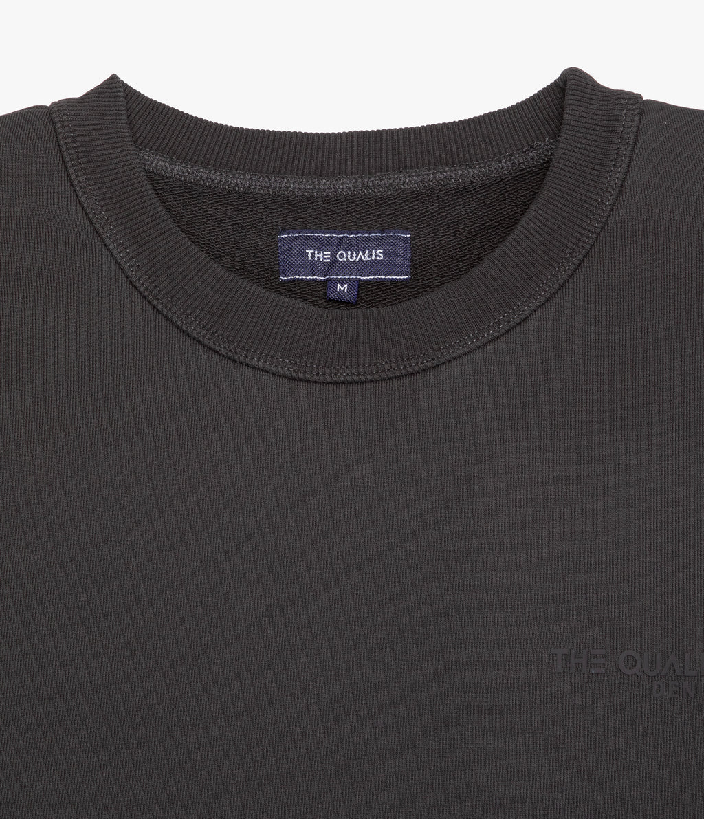 Polerón Hombre Algodón Cuello Redondo Teo Gris
