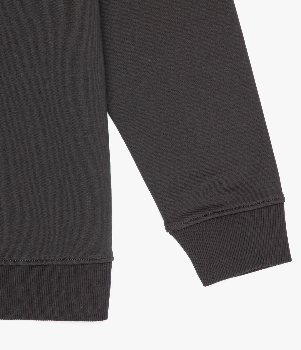Polerón Hombre Algodón Cuello Redondo Teo Gris