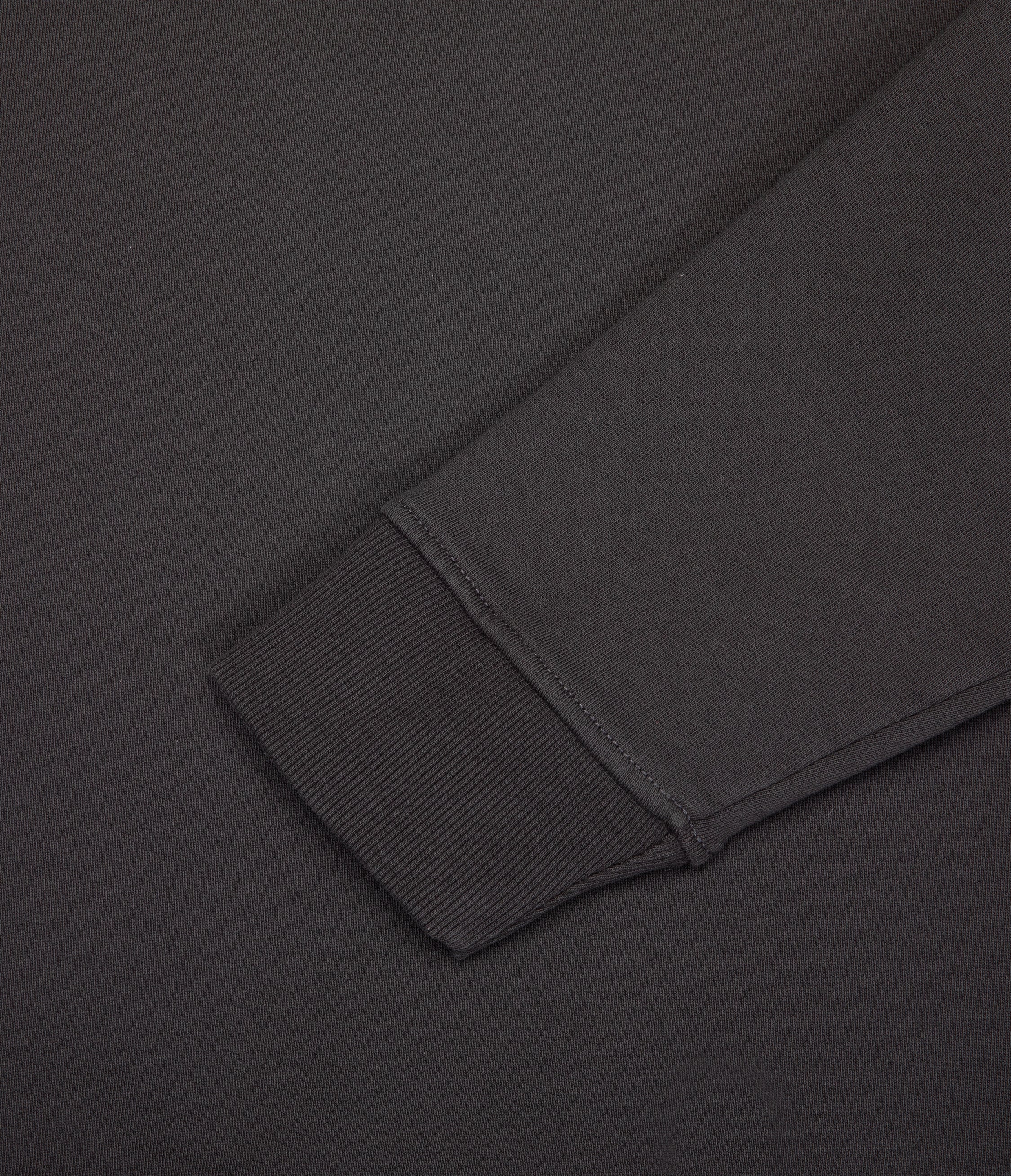Polerón Hombre Algodón Cuello Redondo Teo Gris