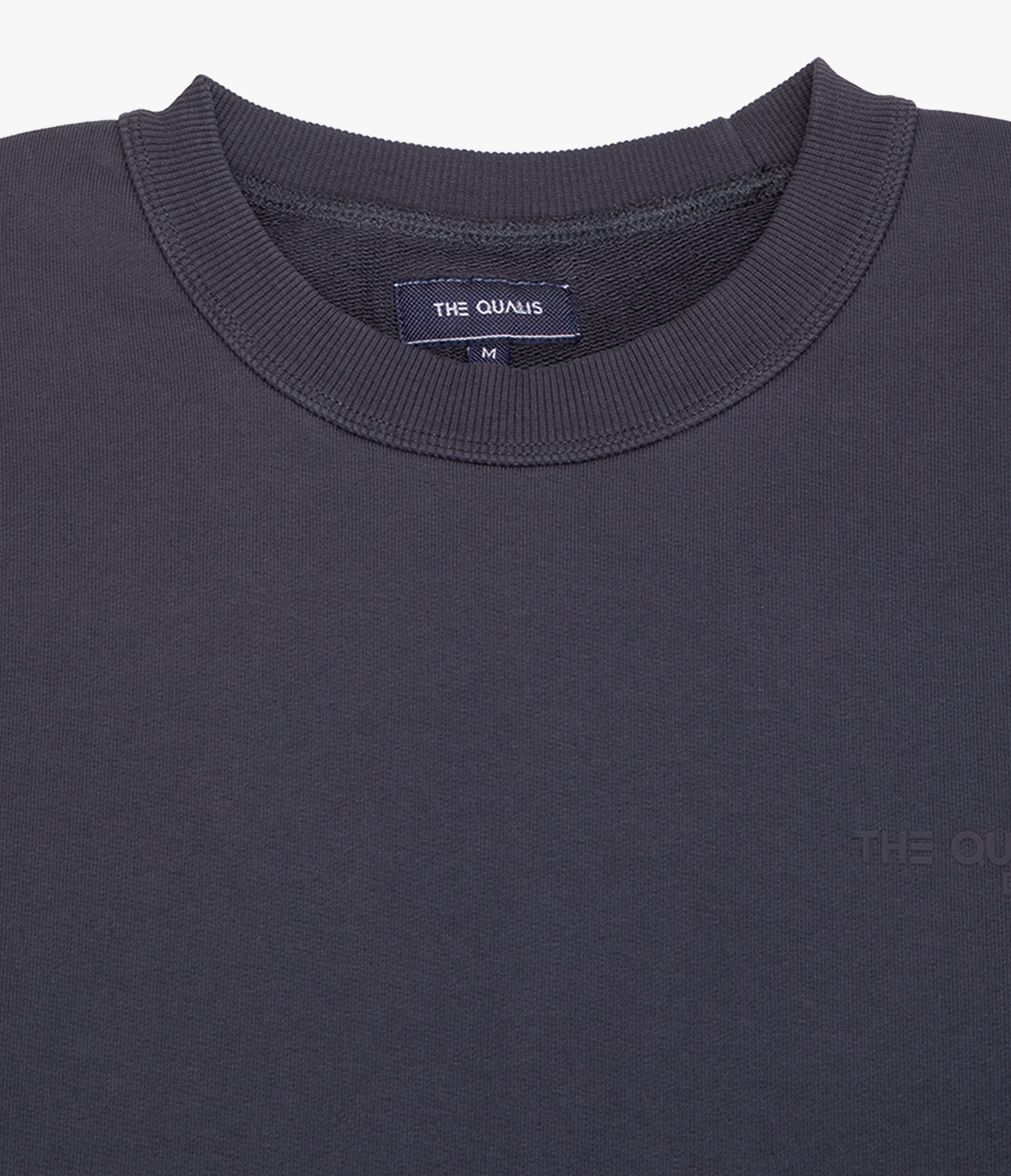 Polerón Hombre Algodón Cuello Redondo Teo Azul Marino