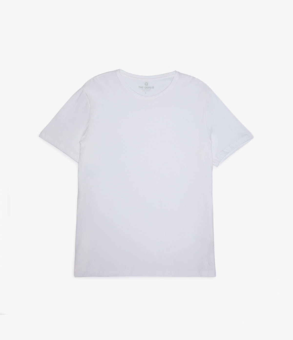 Polera Básica Hombre 100% algodón Pima Blanca