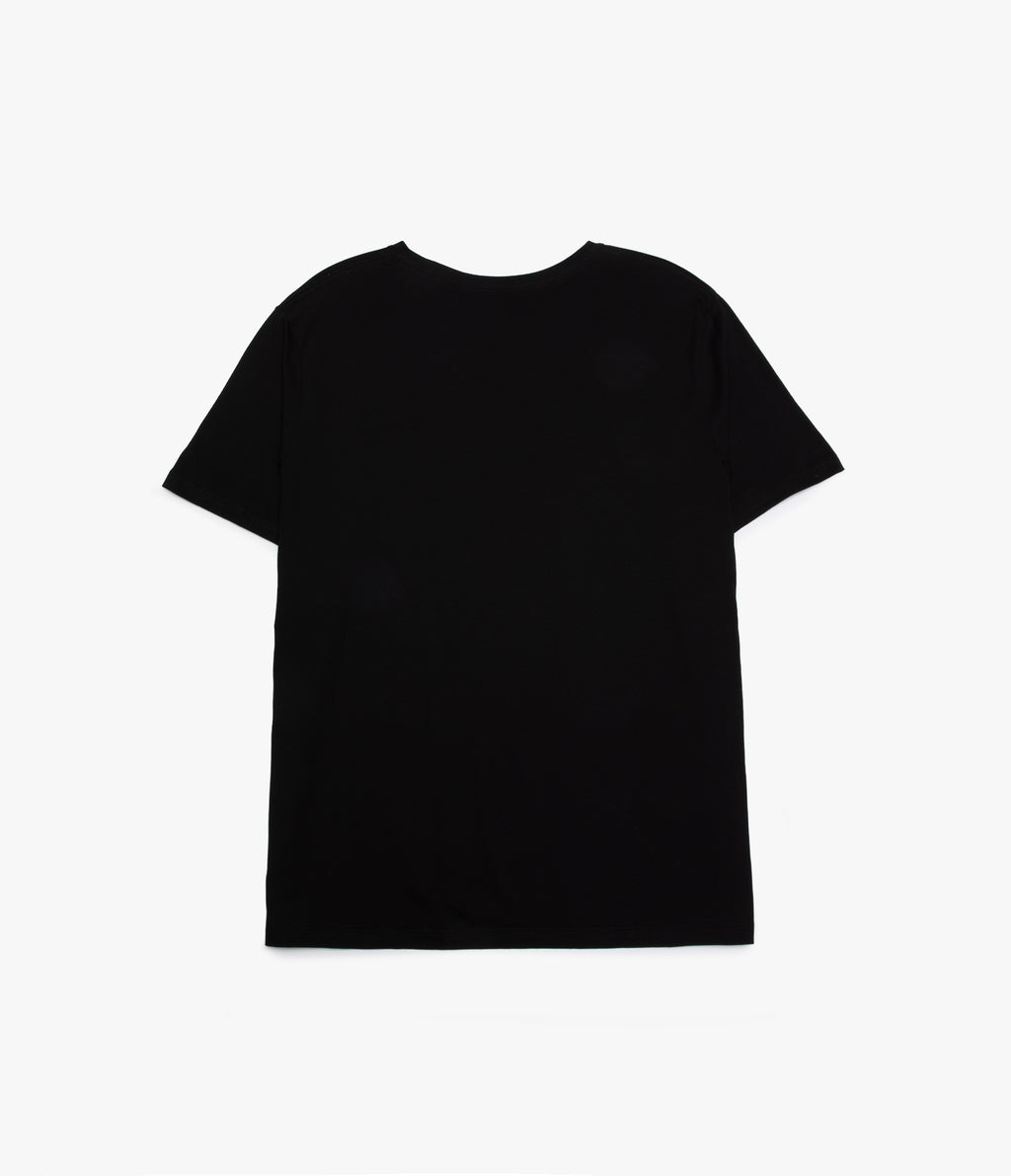 Polera Básica Hombre 100% algodón Pima Negra