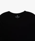 Polera Básica Hombre 100% algodón Pima Negra