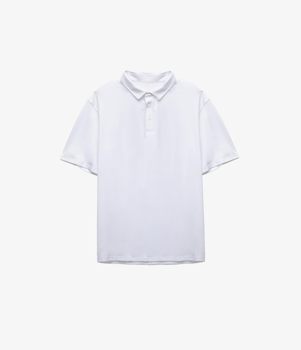 Polera Hombre Polo Piqué Dry-Fit Drive Blanco