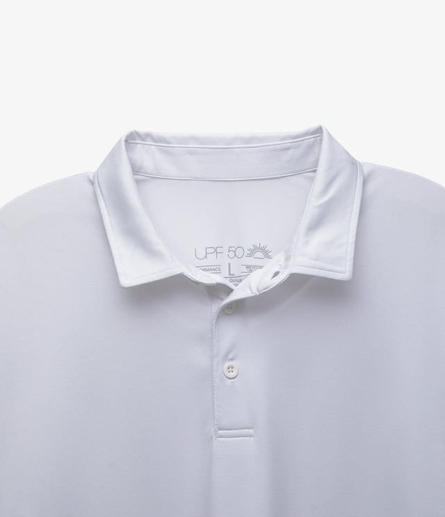 Polera Hombre Polo Piqué Dry-Fit Drive Blanco