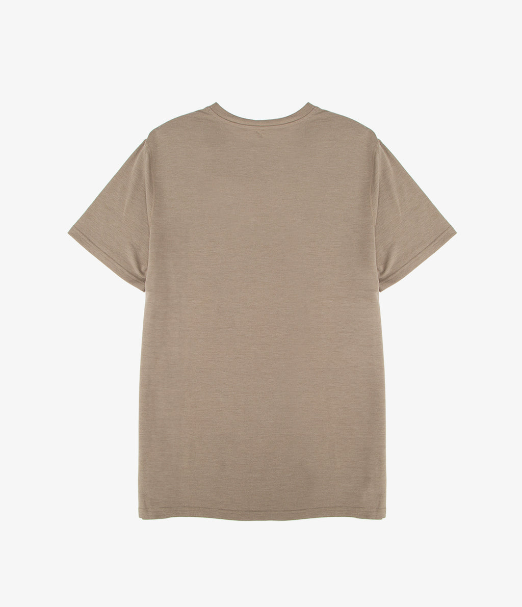 Polera hombre manga corta Dry-Fit Core Verde Oliva