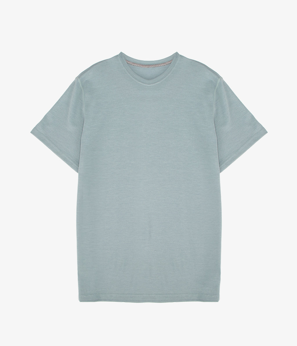 Polera hombre manga corta Dry-Fit Core Verde Agua