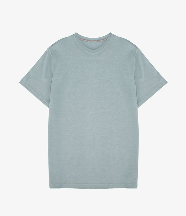 Polera hombre manga corta Dry-Fit Core Verde Agua