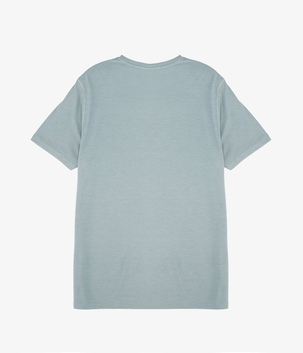 Polera hombre manga corta Dry-Fit Core Verde Agua