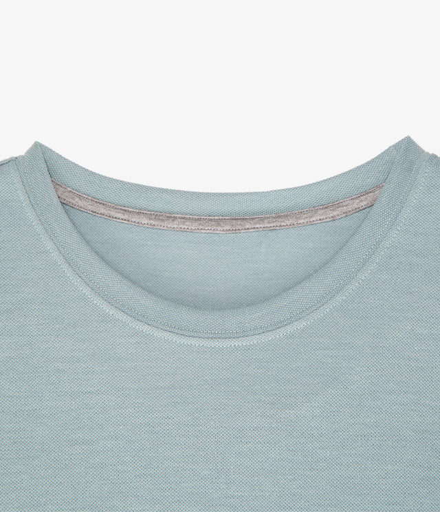 Polera hombre manga corta Dry-Fit Core Verde Agua