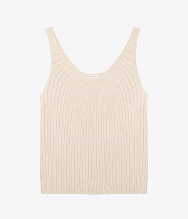 Top Mujer Viscosa Italiana Beige