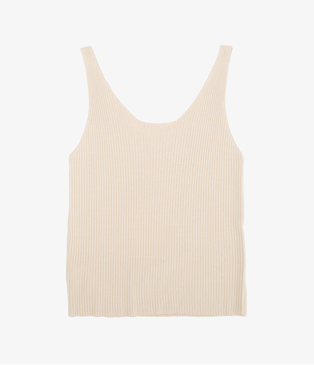 Top Mujer Viscosa Italiana Beige