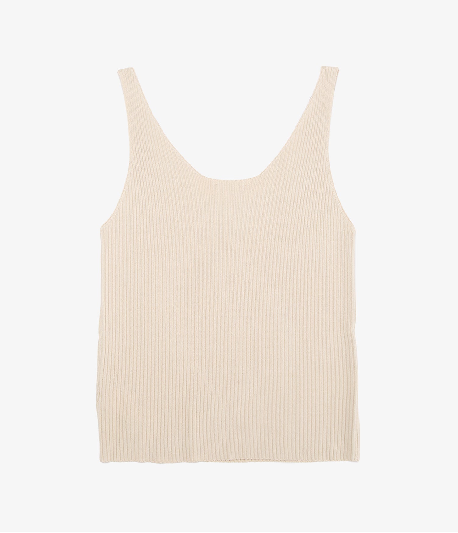 Top Mujer Viscosa Italiana Beige