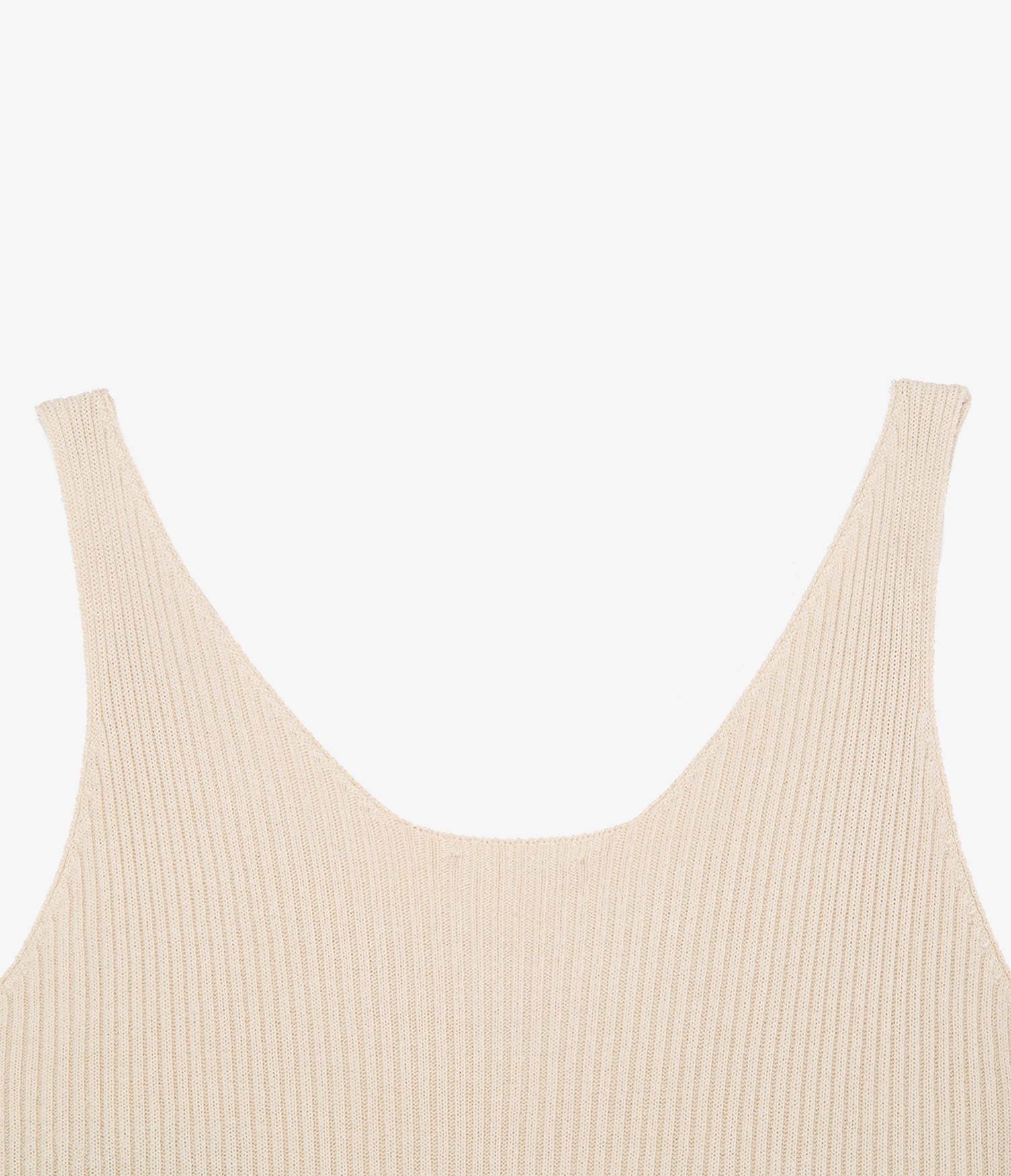 Top Mujer Viscosa Italiana Beige