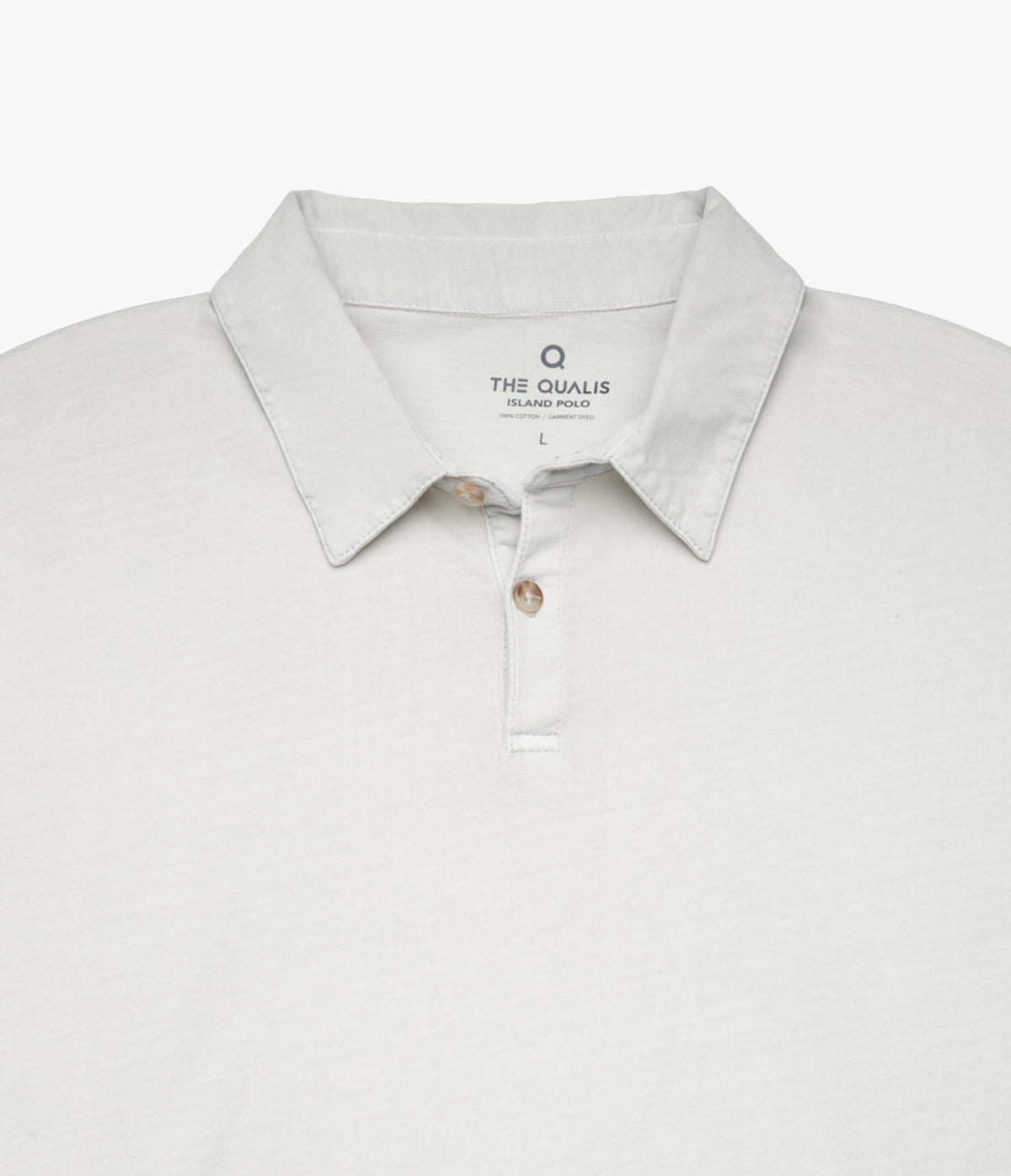 Polera Hombre Algodón Nelly Crema