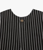 Top Mujer Denim 100% Algodón Rayado Gris Marengo