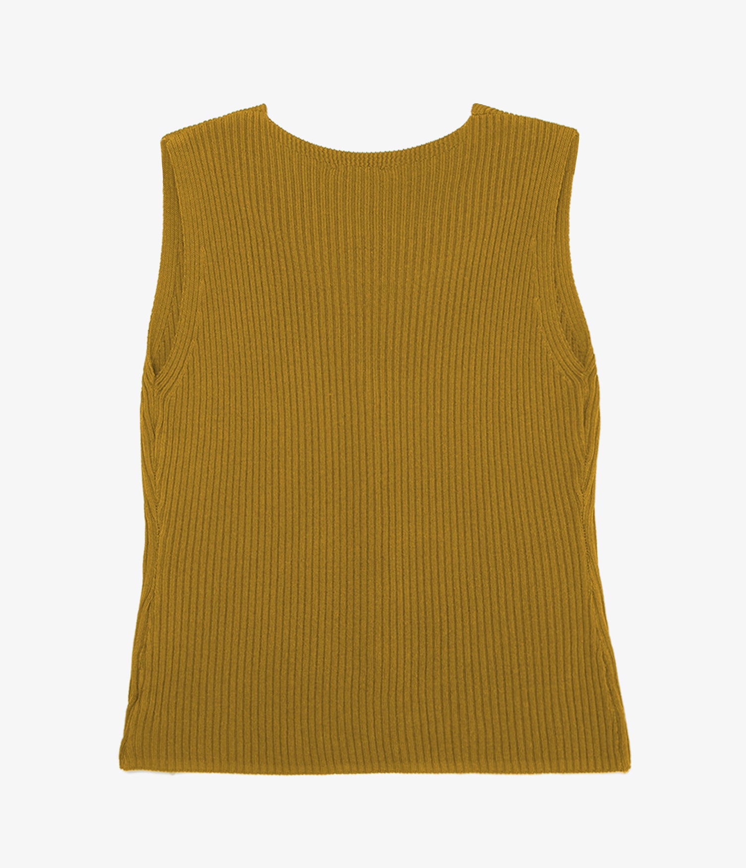 Top Mujer Tejido Botones Pistacho