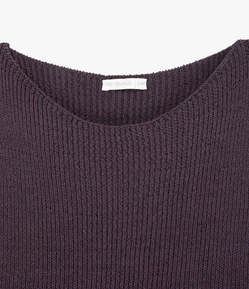 Top Mujer Tejido Stella Morado