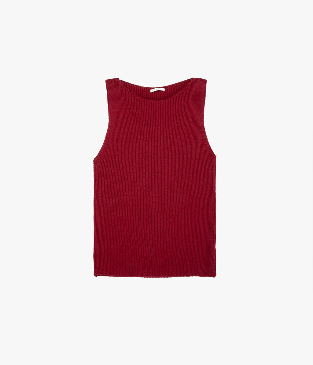 Top Mujer Tejido Stella Rojo