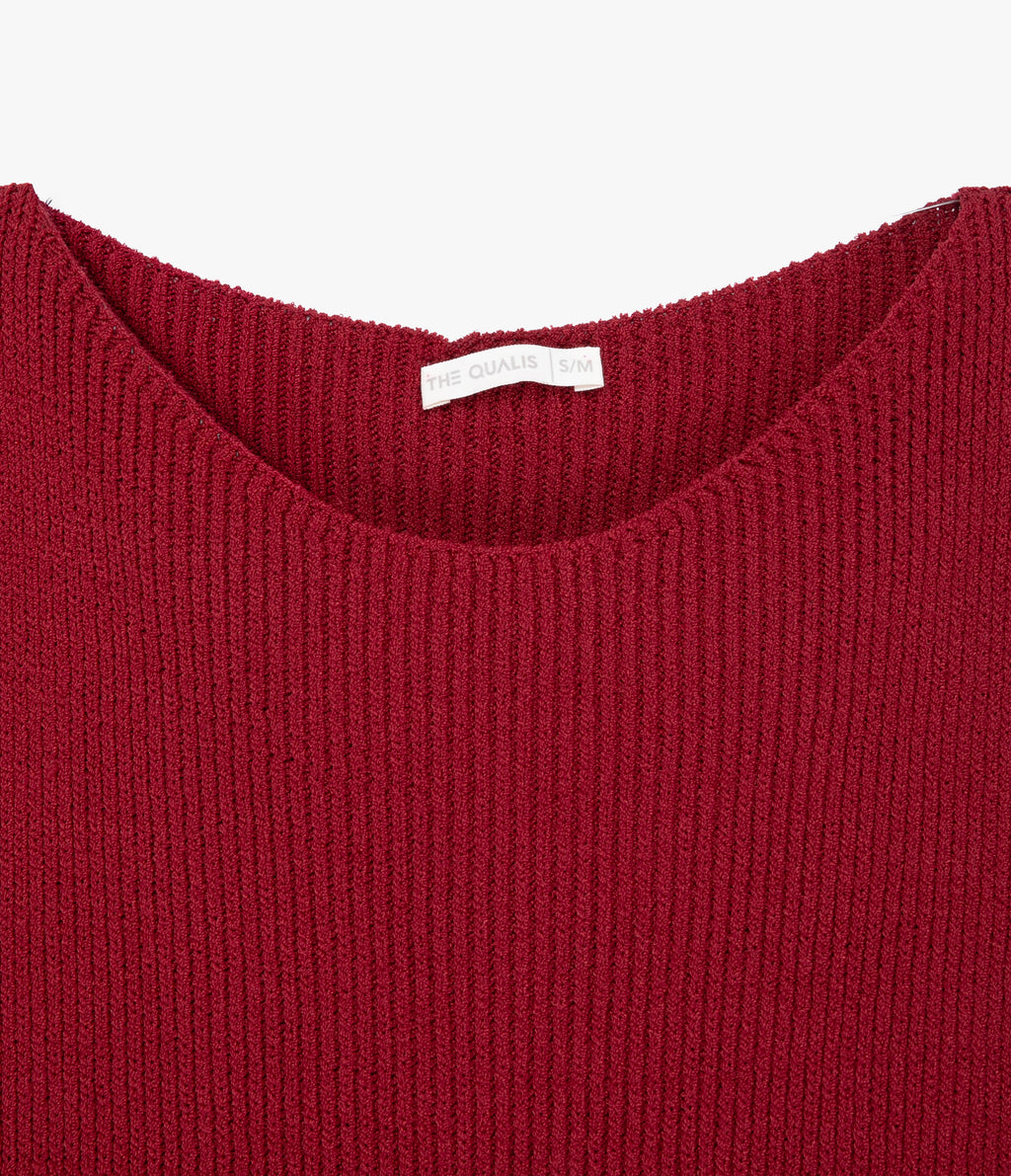 Top Mujer Tejido Stella Rojo