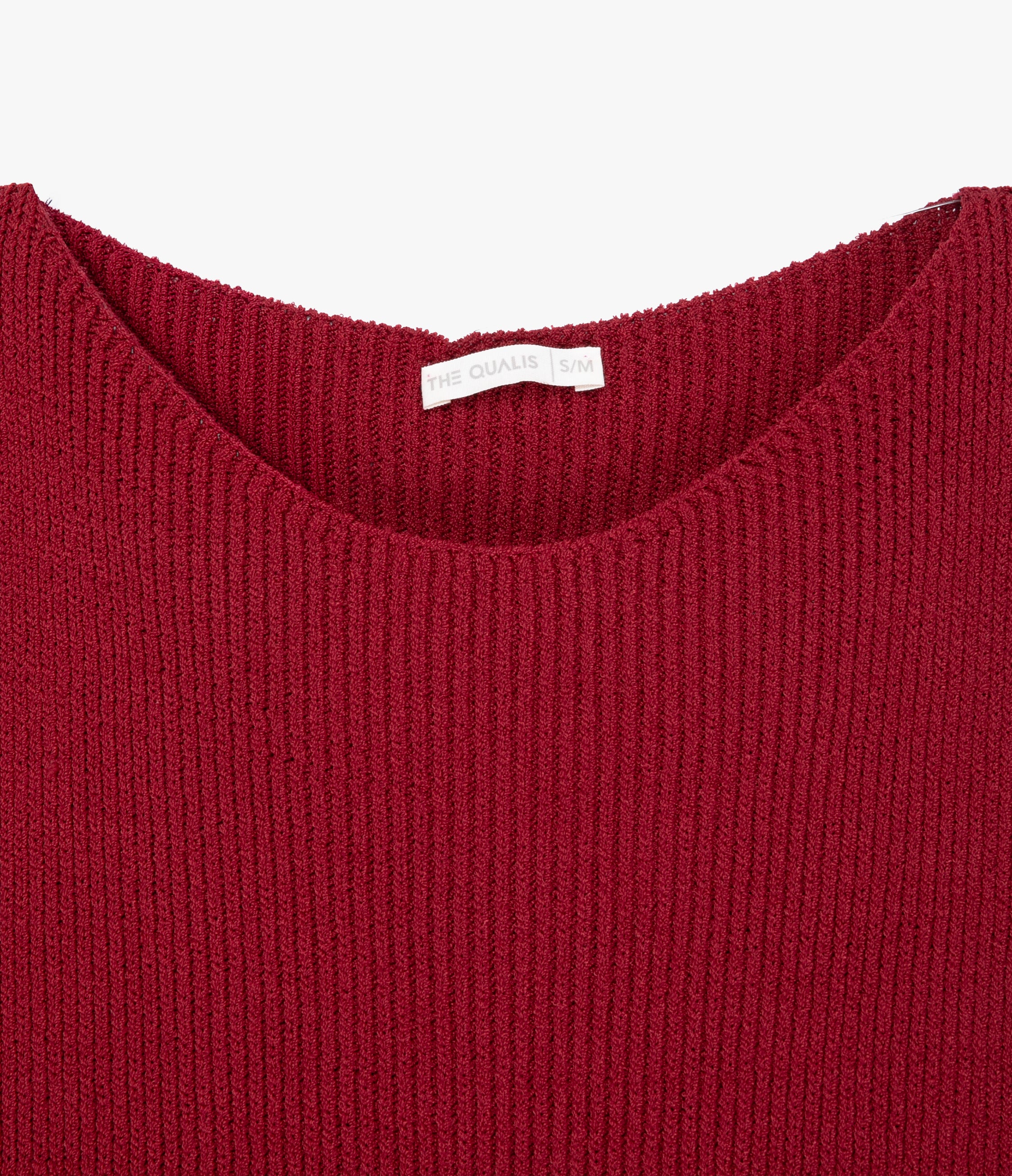 Top Mujer Tejido Stella Rojo
