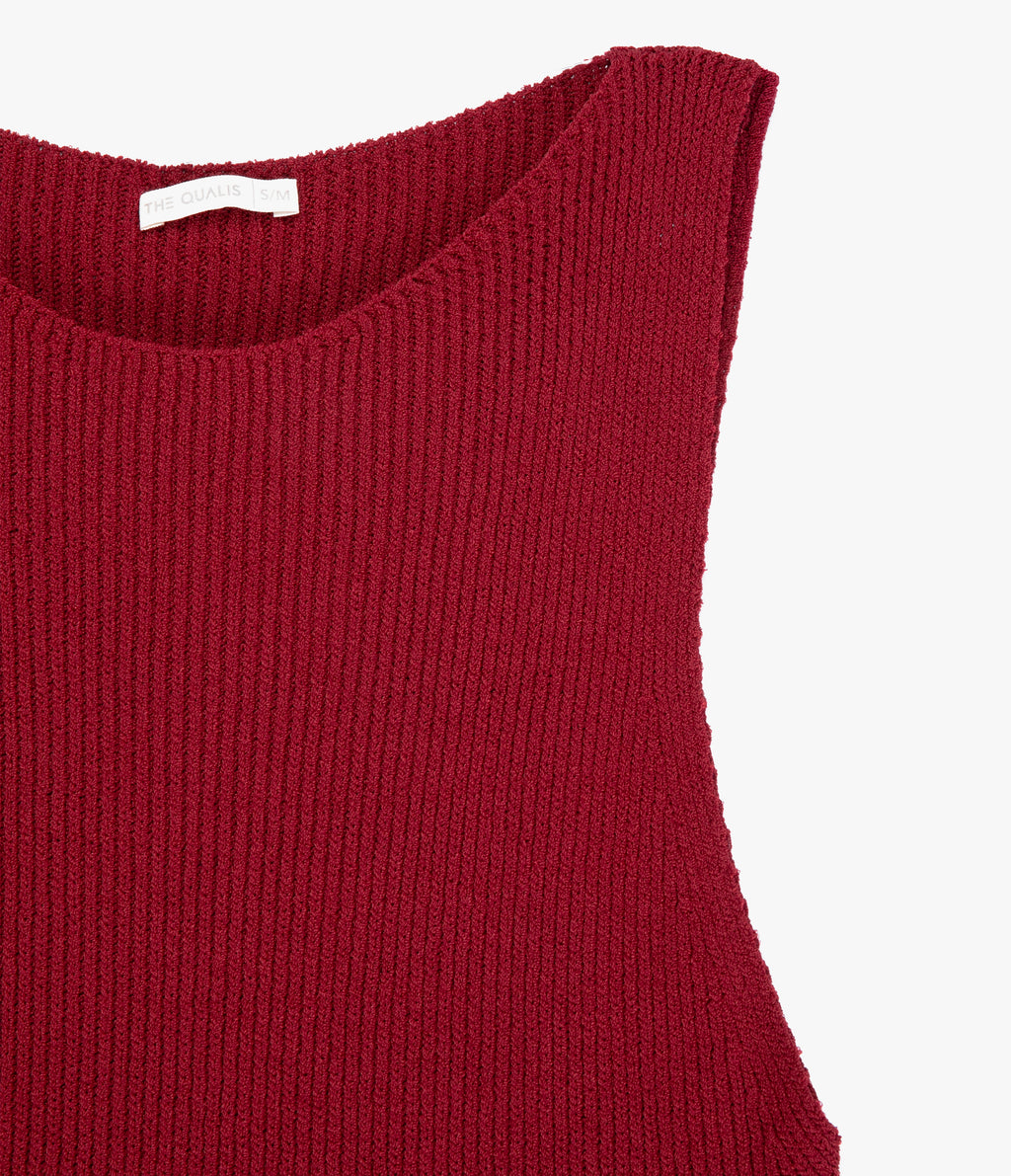 Top Mujer Tejido Stella Rojo
