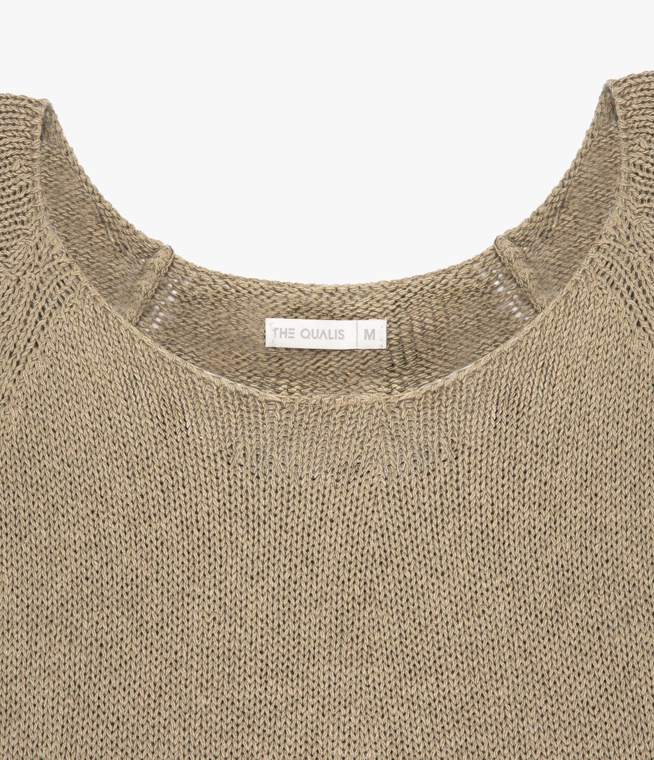 Polera Mujer Tejida Algodón Lia Verde Oliva