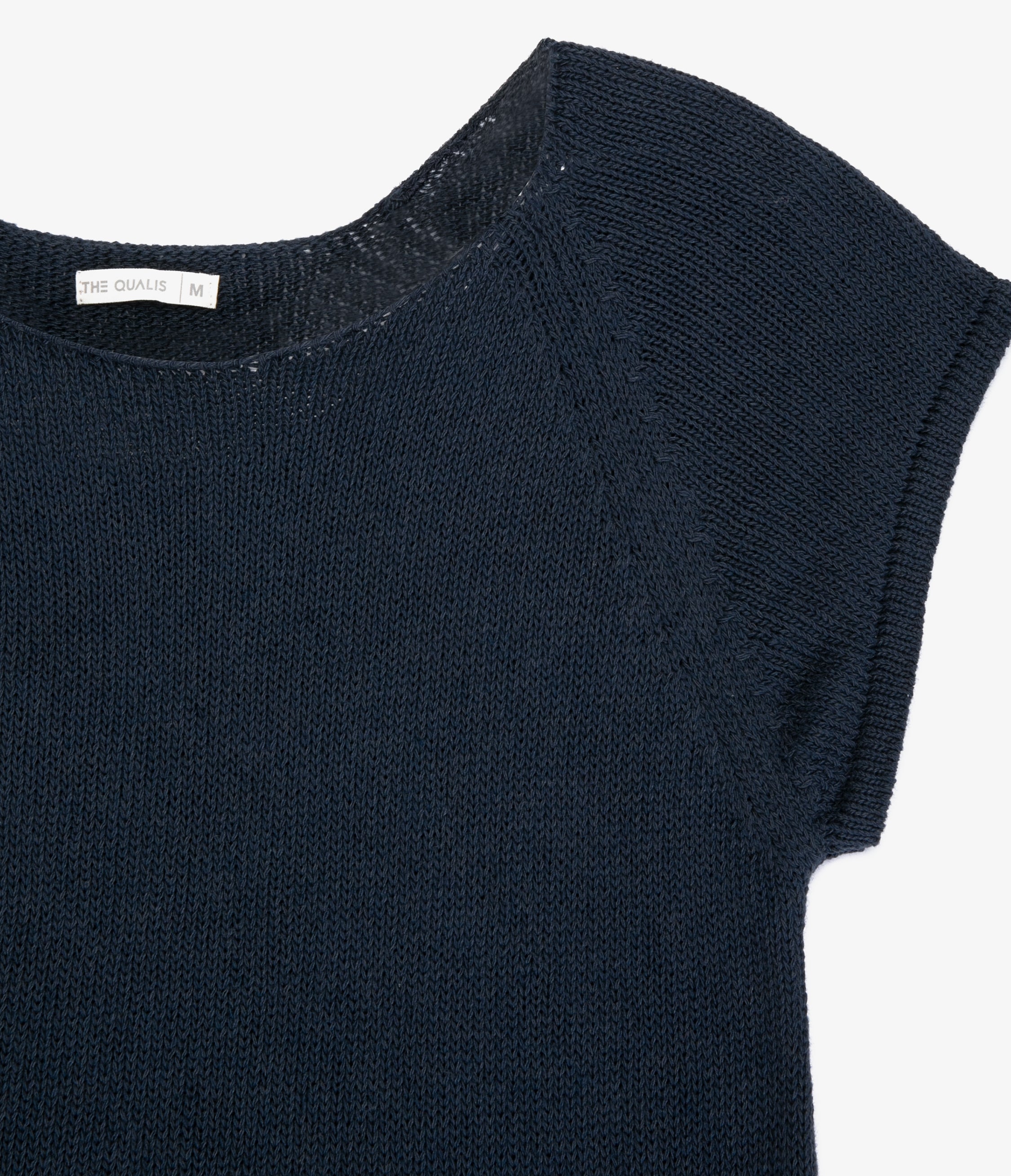 Polera Mujer Tejida Algodón Lia Azul Marino