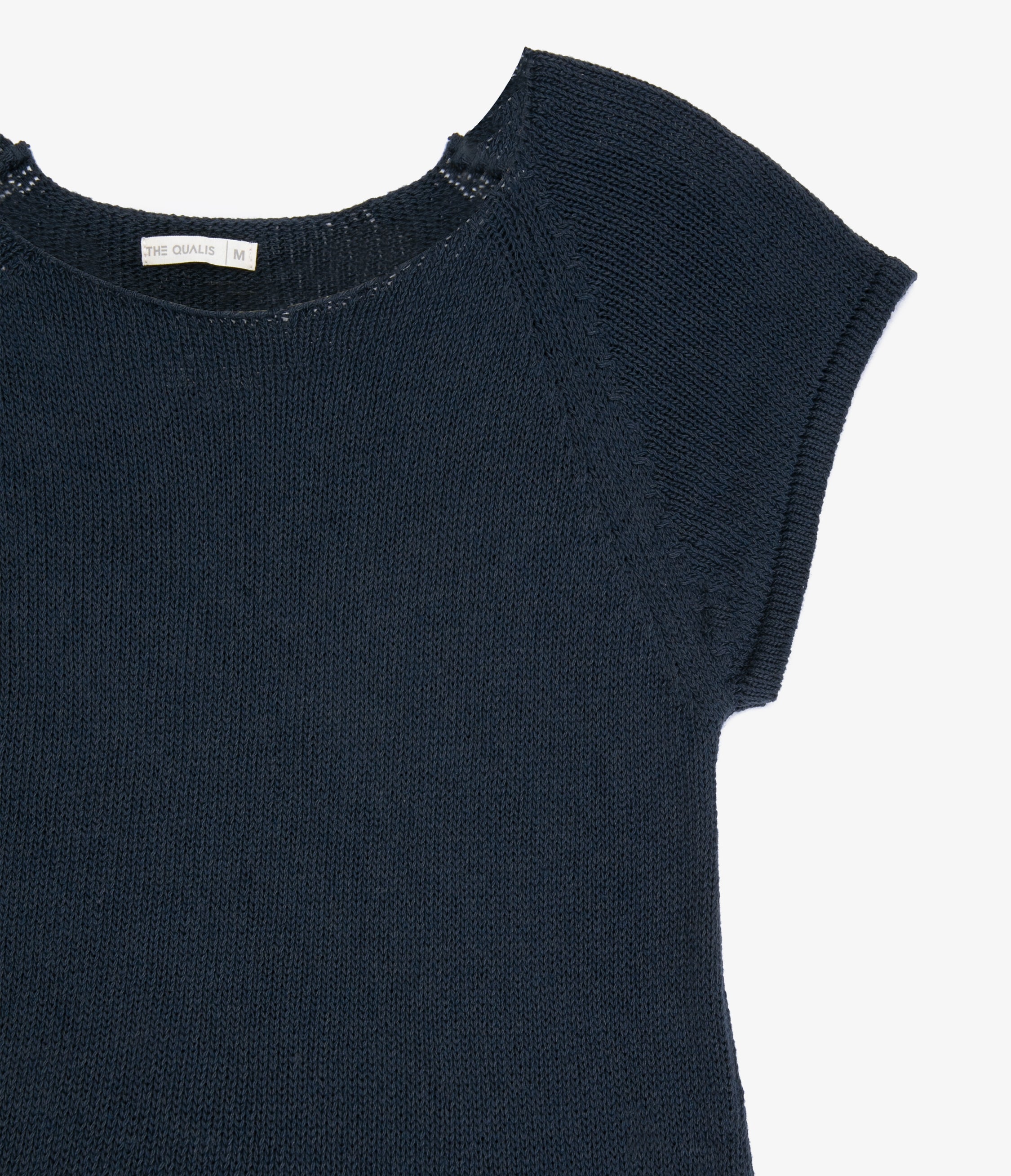 Polera Mujer Tejida Algodón Lia Azul Marino