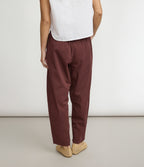 Pantalón Mujer Baggy Algodón Parma Burdeo
