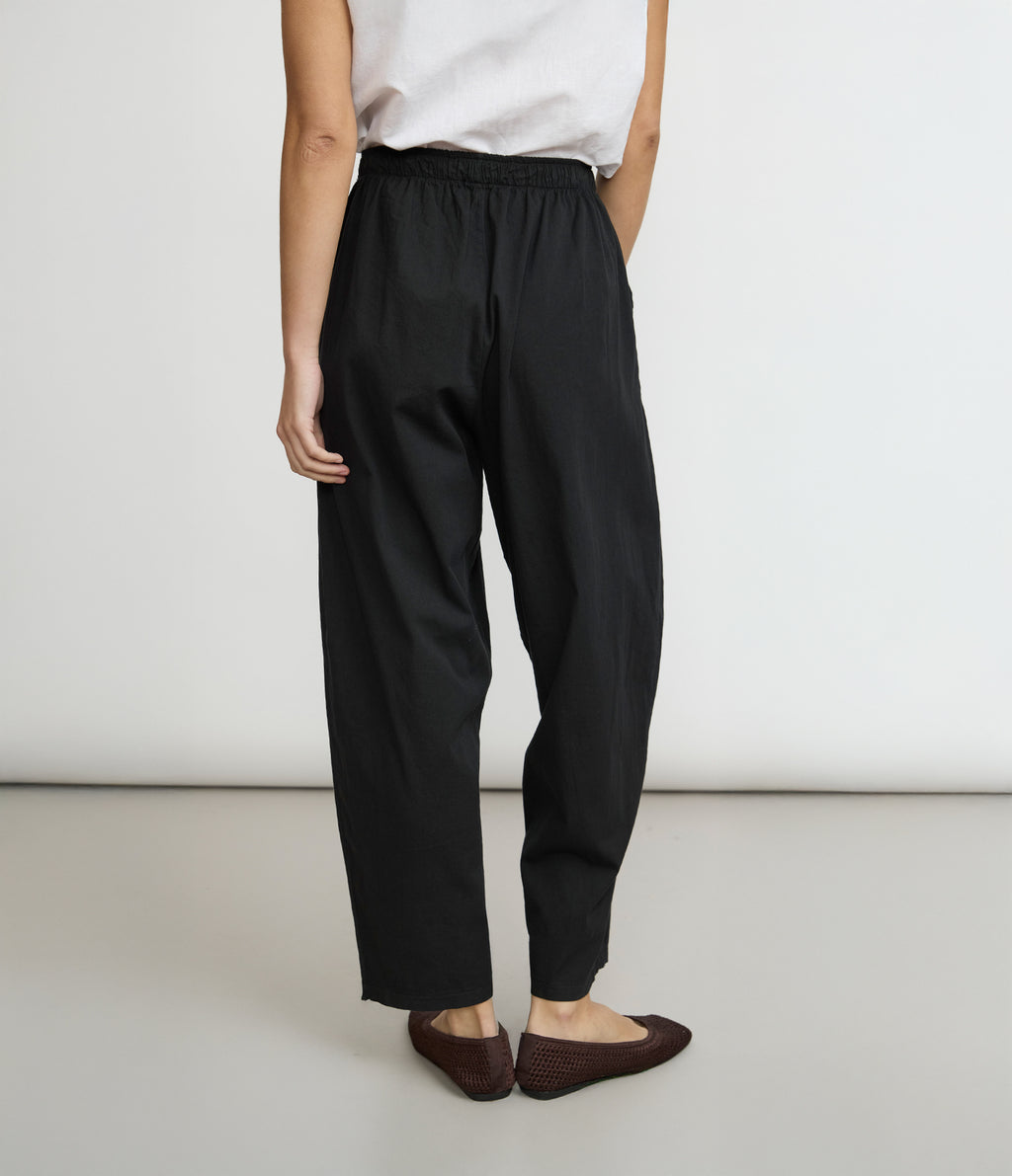 Pantalón Mujer Baggy Algodón Parma Negro