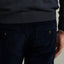 Pantalón Hombre 100% Algodón Cotelé Azul Marino